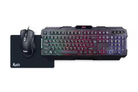 Набор игровой (клавиатура, мышь, коврик) RUSH SHOTGUN SBC-307728G-K черный SMARTBUY