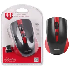 Манипулятор мышь Smartbuy ONE 352 черно/красная (SBM-352AG-RK) беспроводная