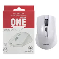 Манипулятор мышь Smartbuy ONE 352 белая (SBM-352-WK) / 100