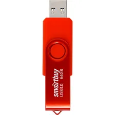 Флешка USB 3.0 64 ГБ Smartbuy Twist (SB064GB3TWR)