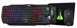 Игровой набор Smartbuy Rush Venom SBC-775G-K черный 4 в 1 / клавиатура+мышь+гарнитура+коврик оптом в Екатеринбурге или в Свердловской области